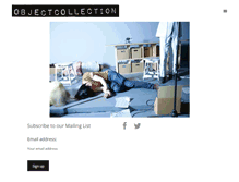 Tablet Screenshot of objectcollection.us